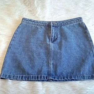 SKIRT Forever 21 denim miniskirt, size small